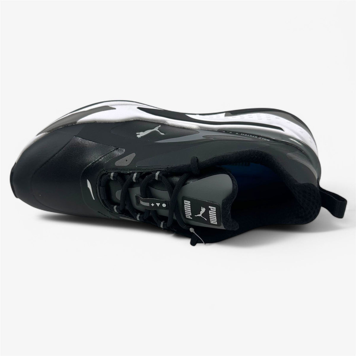 PUMA GS Fast Black Quiet Shade Womens Waterproof Golf Shoes