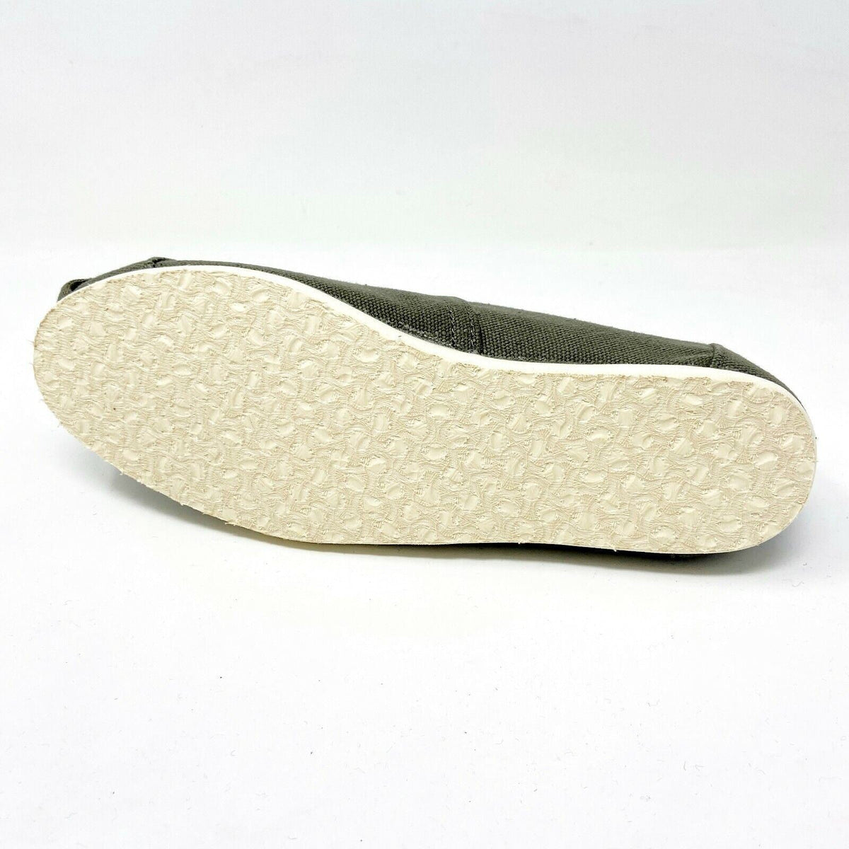 Toms Classics Olive Canvas Womens Size 5 Slip On Casual Canvas Flat Shoes