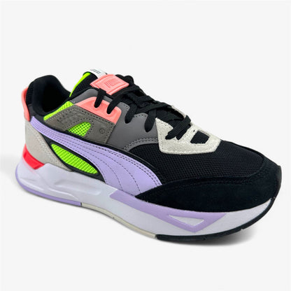 PUMA Mirage Sport Remix Black Light Lavender Womens Athletic Sneaker