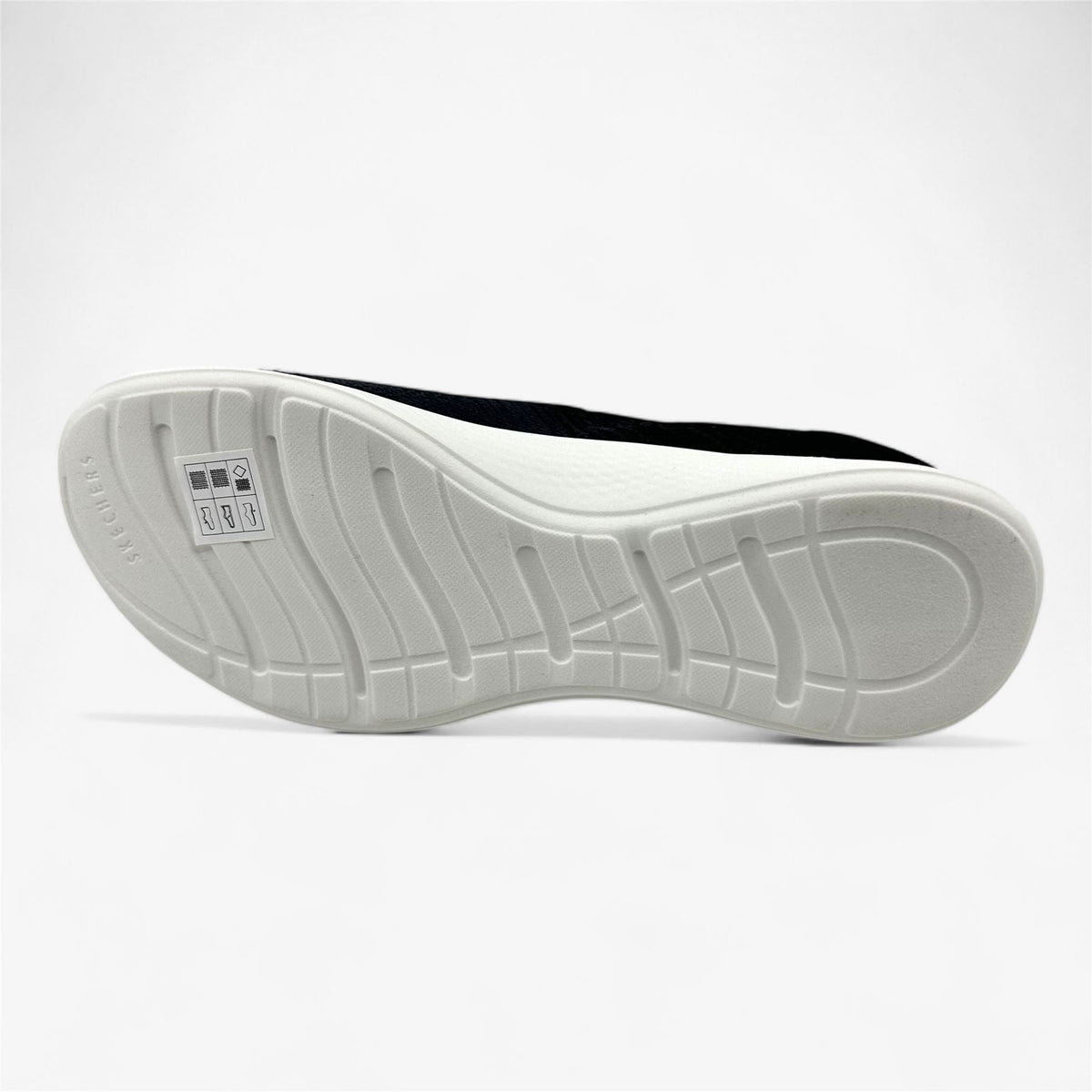 Skechers Vapor Foam Lite Sway Black Charcoal Womens Athletic Sneaker