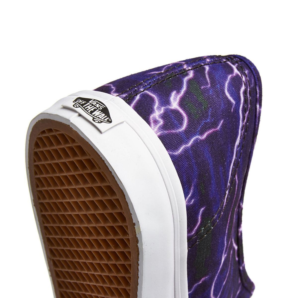 VANS Authentic Lo Pro (Digi Lightning) Purple Black Womens Size 5.5