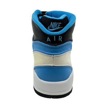 Nike Air Revolution White Vivid Blue Black Mens Athletic Sneaker