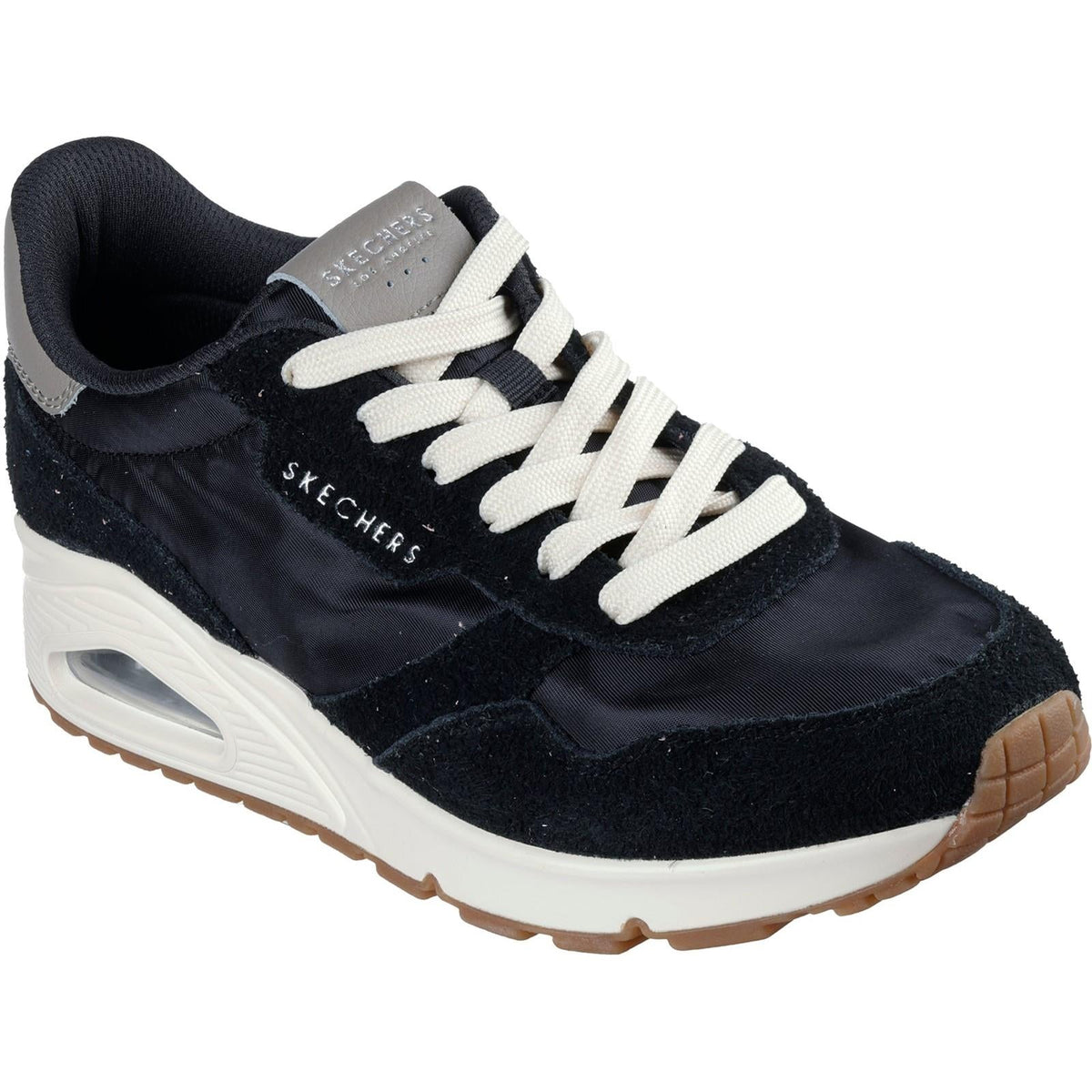 Women's Wide Fit Skechers 177857 Uno Vintage Dayz Trainers