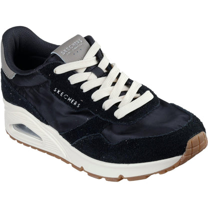 Women's Wide Fit Skechers 177857 Uno Vintage Dayz Trainers