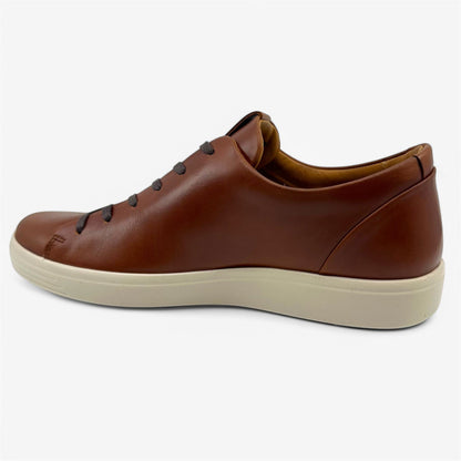 ECCO Soft 7 Cognac Mens Casual Sneaker