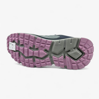 Skechers D'Lux Journey Marigold Charcoal Purple Womens Athletic Sneaker