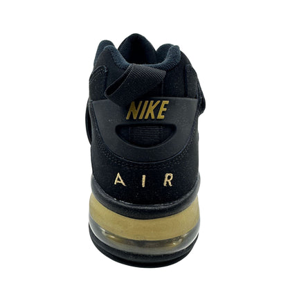 Nike Air Force max CB Black Metallic Gold Mens Size 9.5 Athletic Sneaker