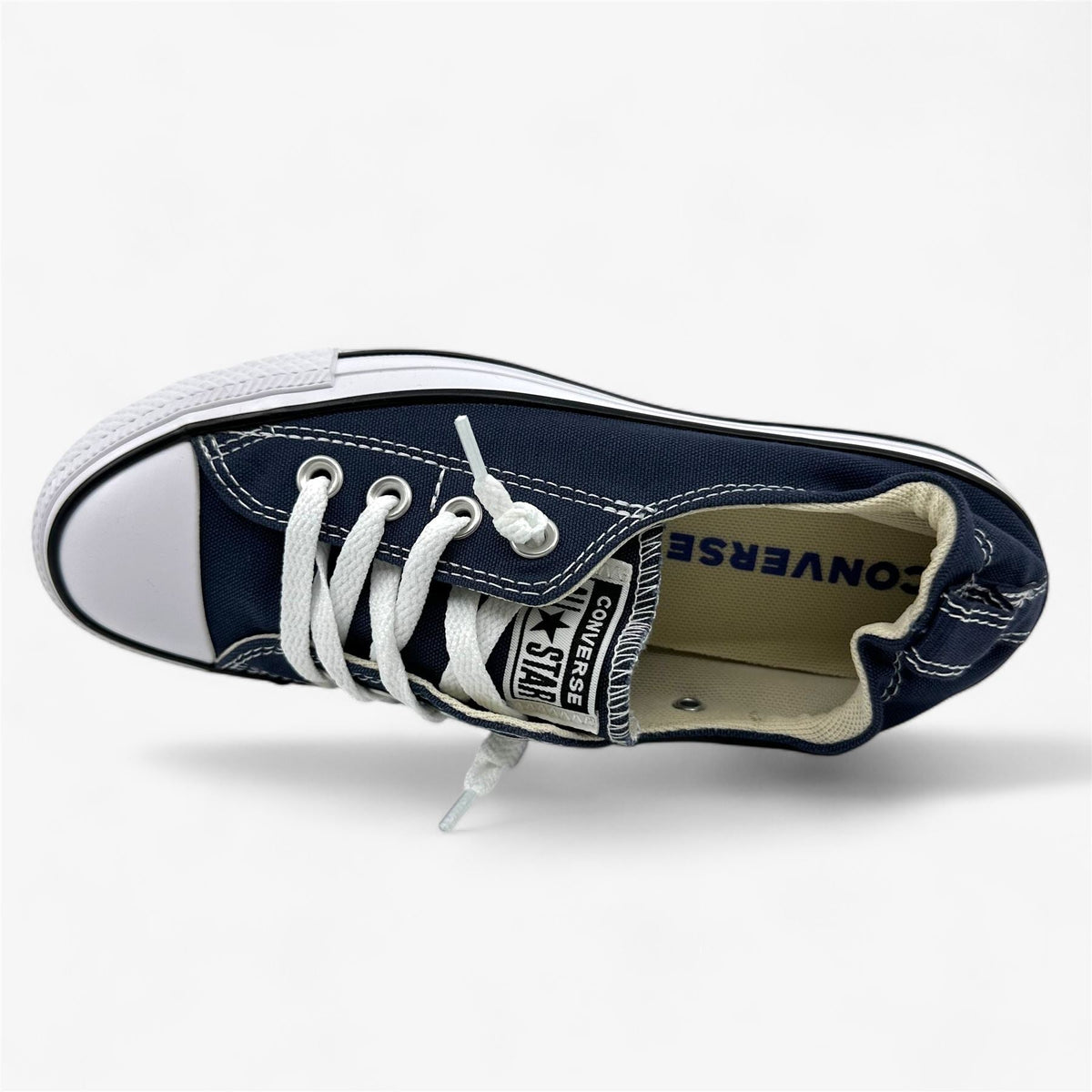 Converse CT Shoreline Slip Athletic Navy Womens Athletic Sneaker