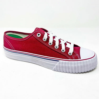PF Flyers Center Lo Red White Mens Retro Casual Shoes Sneakers MC1002RD
