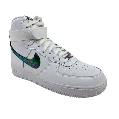 Nike Air Force 1 High '07 LV8 White Metallic Gold Mens Athletic Sneaker