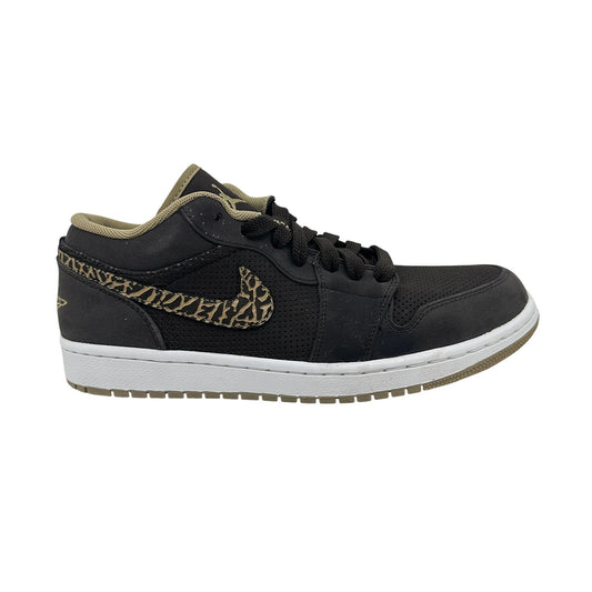 Jordan 1 Phat Low Velvet Brown Khaki White Mens Athletic Sneaker