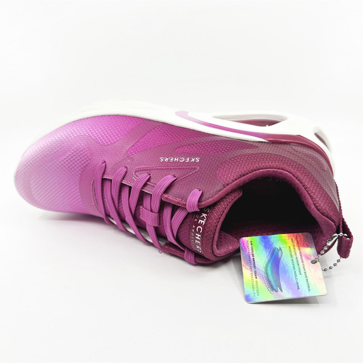 Skechers Tres Air Uno Brighten Up Pink Multi Womens  Athletic Sneakers