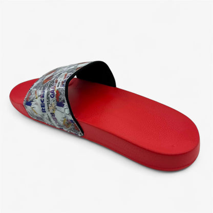 AND1 Chasin Red Multicolor Mens Sandal Slide