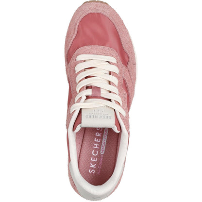 Women's Wide Fit Skechers 177857 Uno Vintage Dayz Trainers