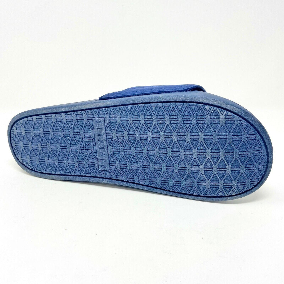 STNDRD Standard Los Angeles Monaco Suede Navy Blue Mens Slide Sandals
