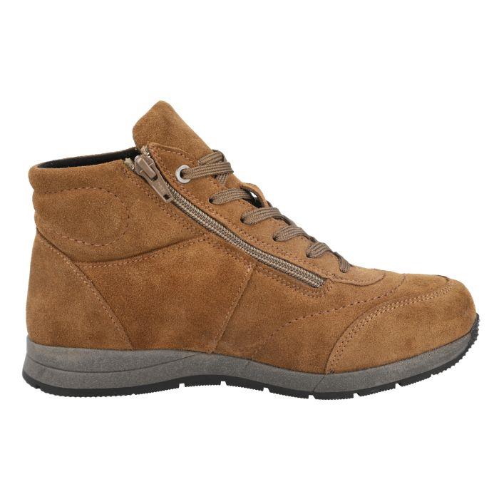 Womens Extra Wide Fit Boots by Flat DB Shoes - Lace up