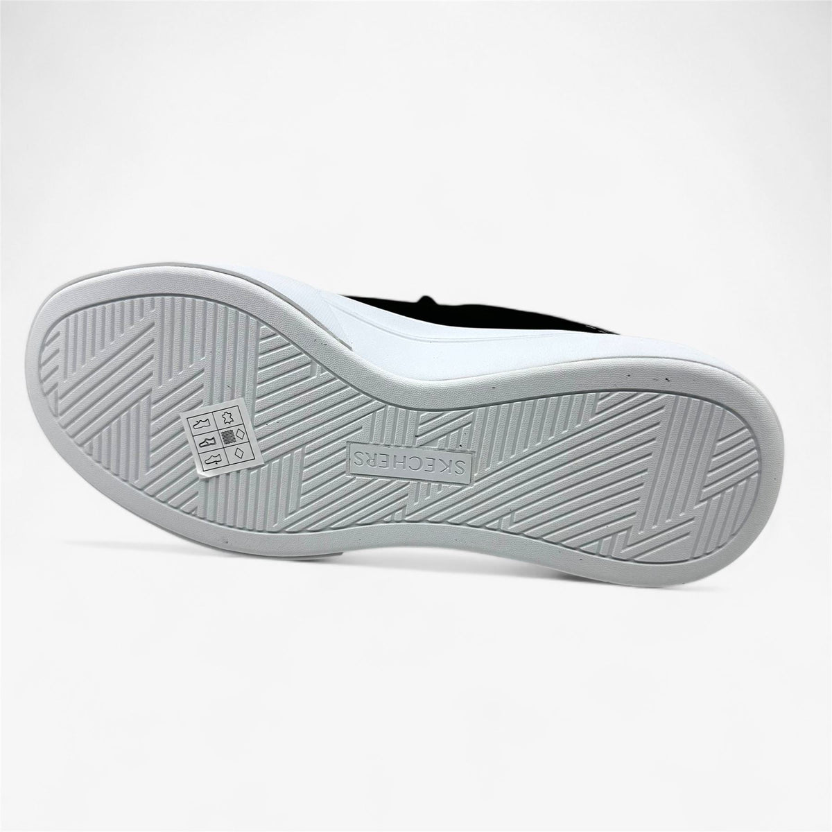 Skechers Cordova Classic Mirrored Brights Black Womens Athletic Sneaker
