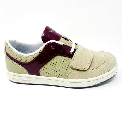 Creative Recreation Cesario Lo Khaki Pat Maroon Youth Kids Sneakers