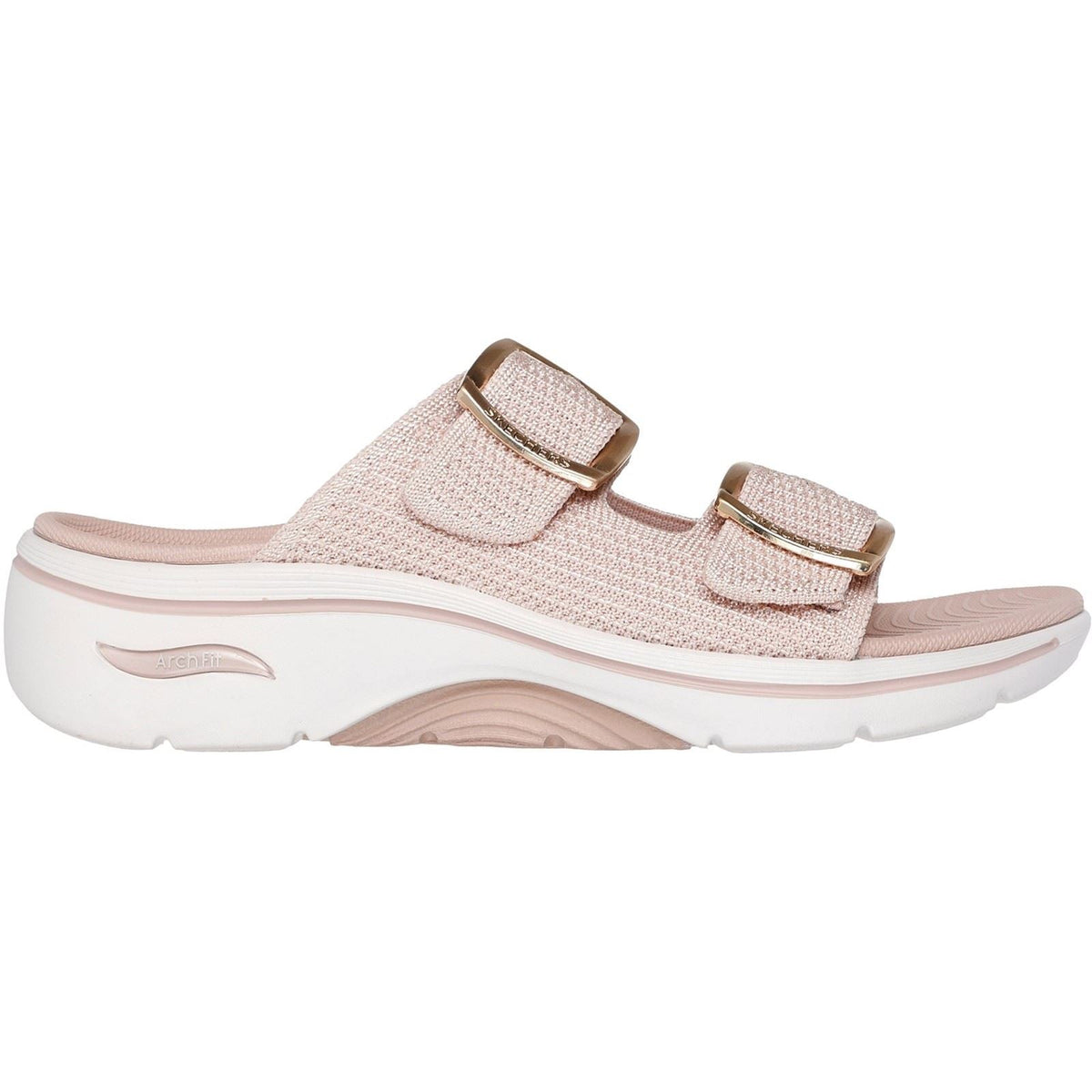 Women's Wide Fit Skechers Go Walk Arch Fit 2.0 Destined Sandals