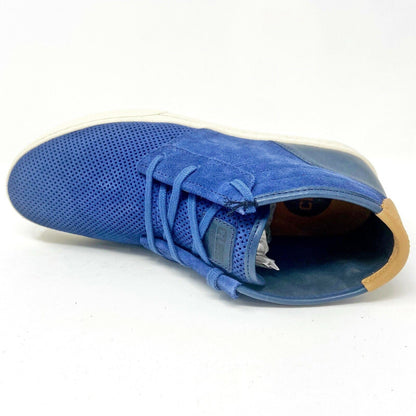 Clae McQueen Midnight Perf Suede Mens Mid Casual Sneakers