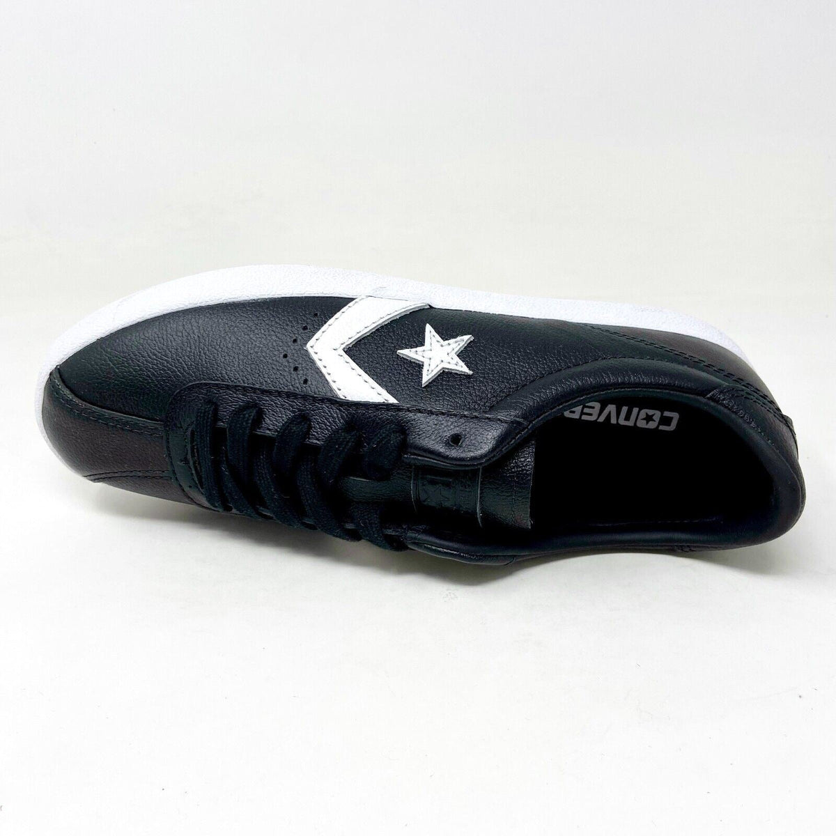 Converse Breakpoint Ox Black White Mens Leather Casual Shoes Sneakers 157776C