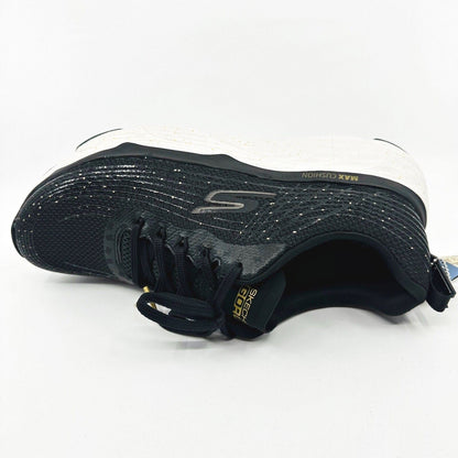 Skechers Max Cushioning Elite Commemoration 30th Anniv Black White Mens Sneakers