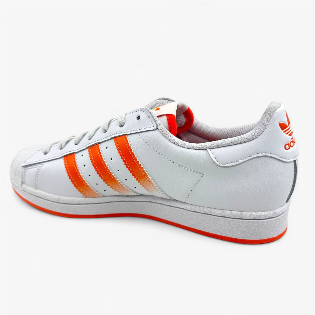 Adidas Superstar Y2K White Orange Mens Athletic Sneaker