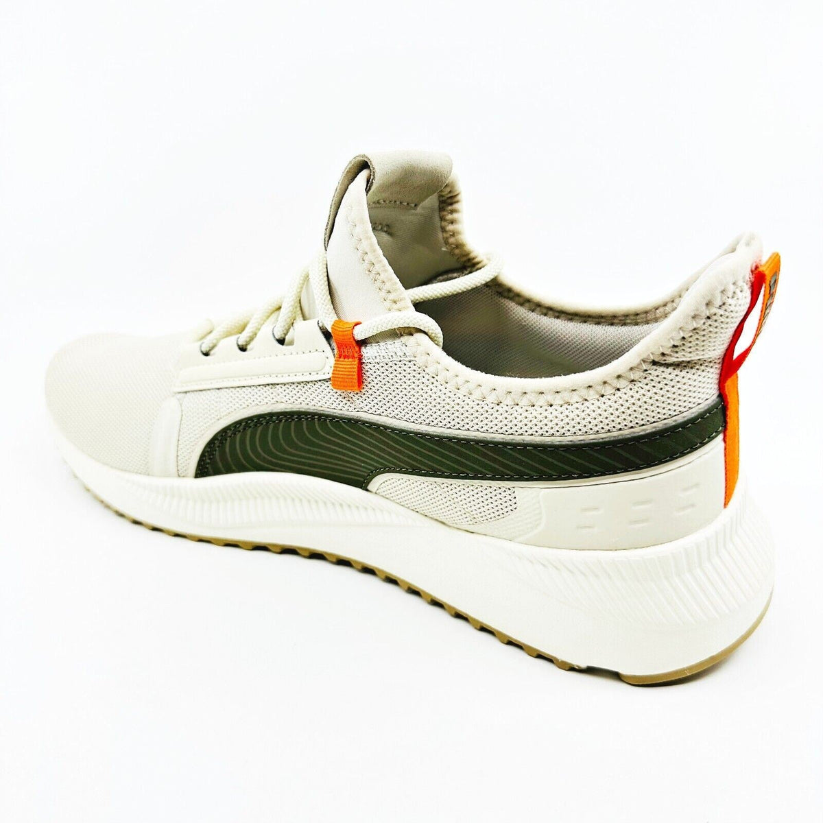 Puma Pacer Future Street Plus Alpine Snow Olive Orange Mens Shoes 384634 26