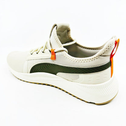 Puma Pacer Future Street Plus Alpine Snow Olive Orange Mens Shoes 384634 26