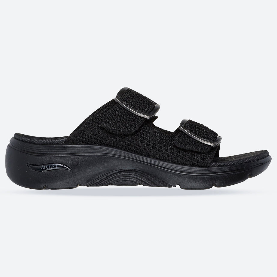 Women's Wide Fit Skechers Go Walk Arch Fit 2.0 Destined Sandals