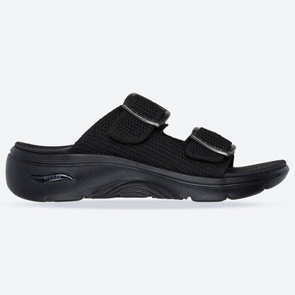 Women's Wide Fit Skechers Go Walk Arch Fit 2.0 Destined Sandals