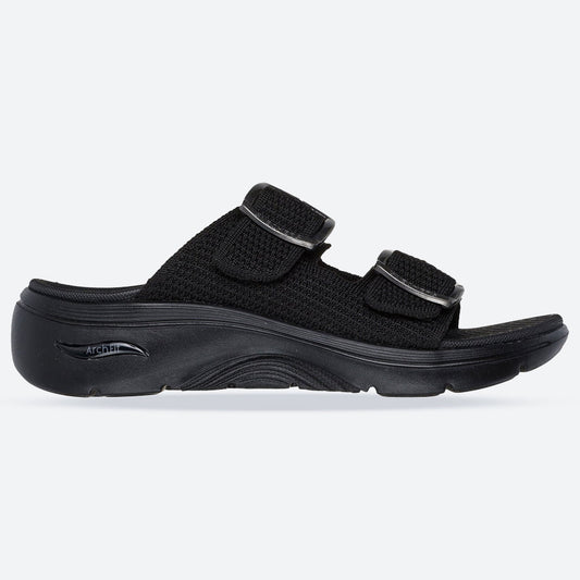Women's Wide Fit Skechers Go Walk Arch Fit 2.0 Destined Sandals