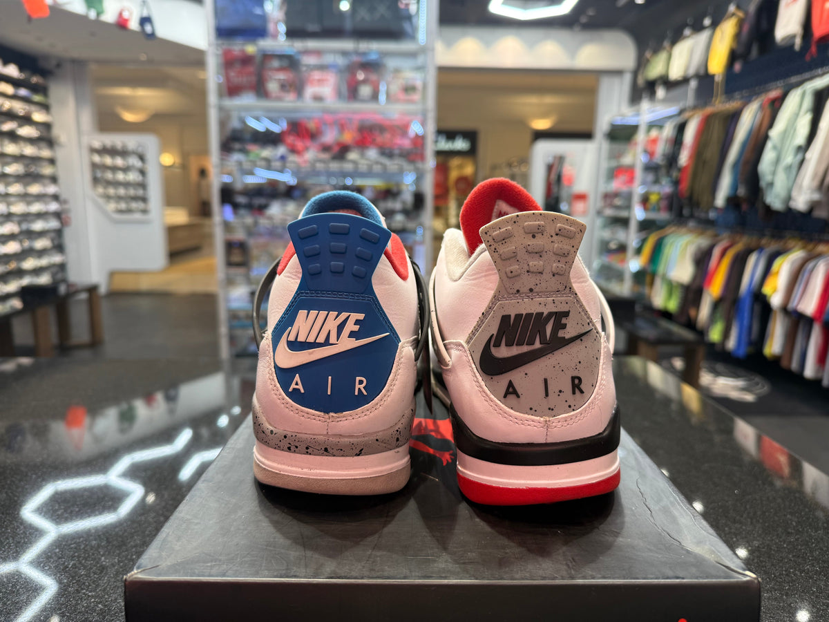 PRE OWNED Jordan 4 Retro What The