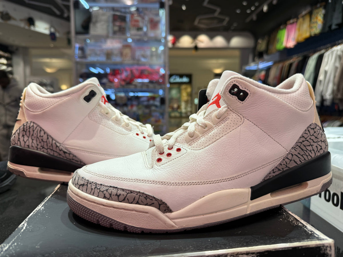 PRE OWNED Jordan 3 Retro White Cement Reimagined