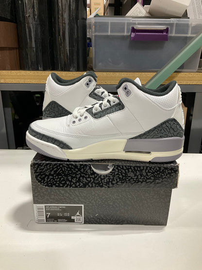 PRE OWNED Air Jordan 3 Cement Grey *Conditional DS*
