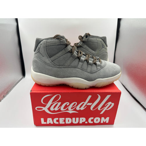 PRE OWNED Air Jordan Retro 11 Pinnacle Grey Suede Conditional