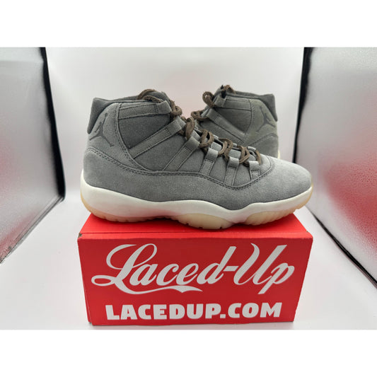 PRE OWNED Air Jordan Retro 11 Pinnacle Grey Suede Conditional
