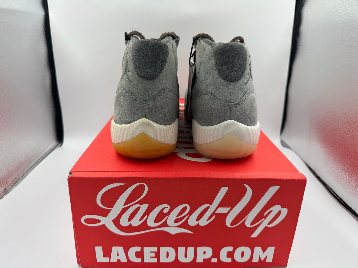 PRE OWNED Air Jordan Retro 11 Pinnacle Grey Suede Conditional