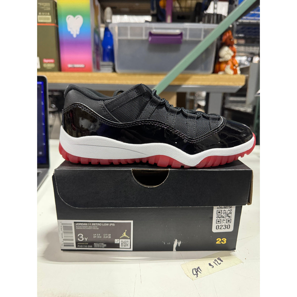 *Conditional* Jordan 11 Retro Low Bred (PS) (2025)