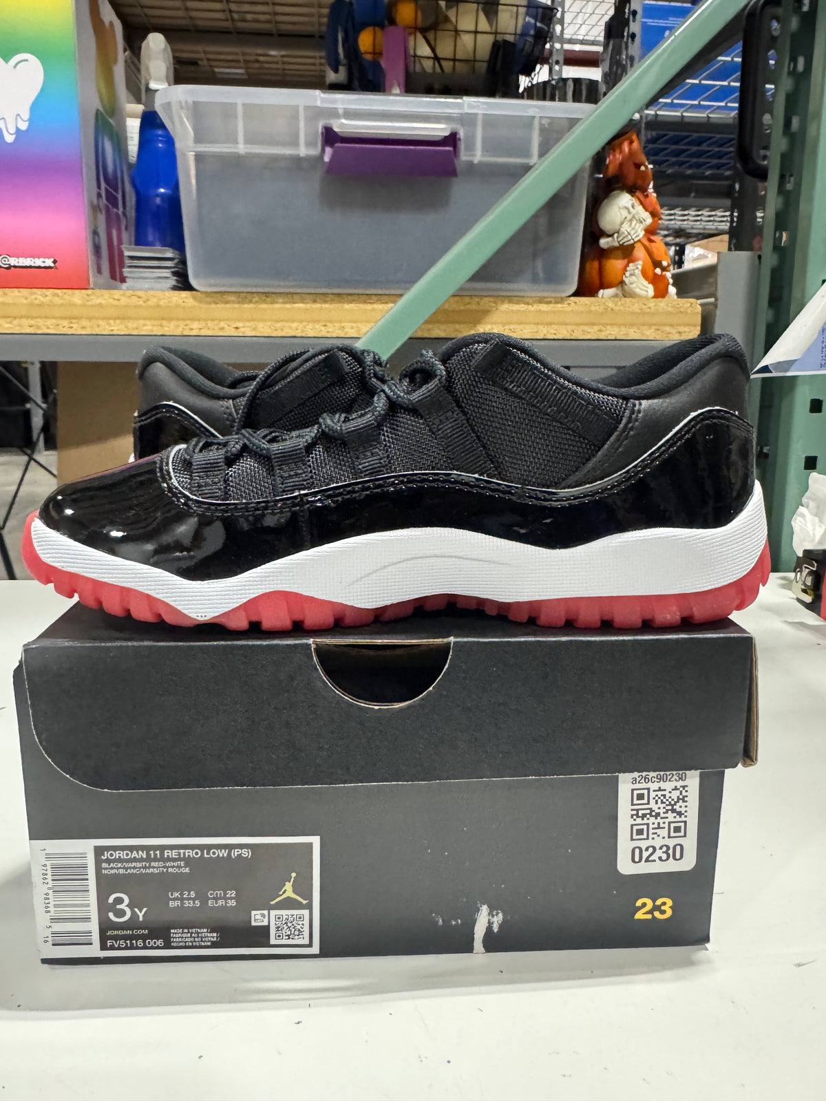 *Conditional* Jordan 11 Retro Low Bred (PS) (2025)