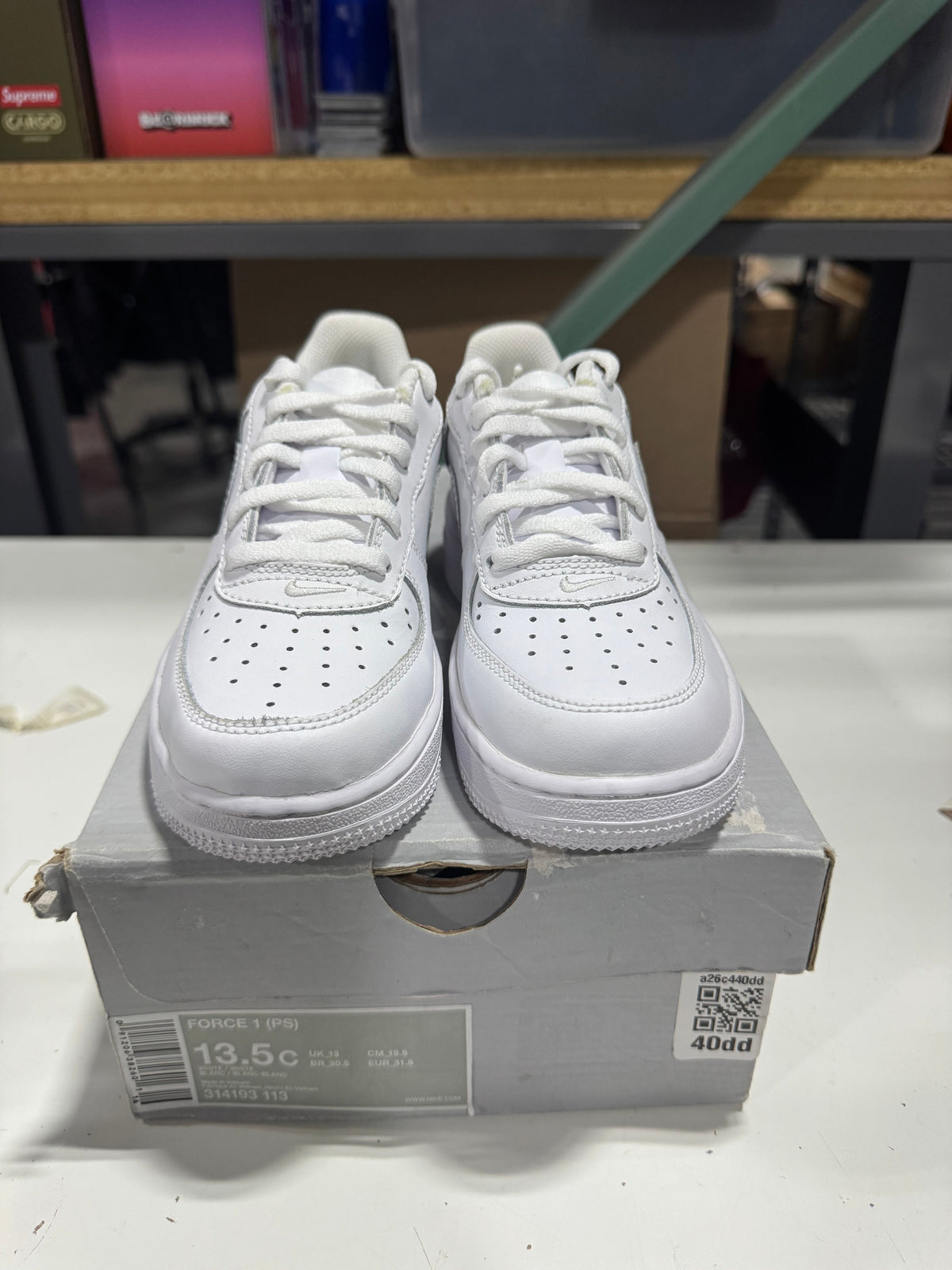 *Conditional* Nike Air Force 1 Low LE Triple White (PS)