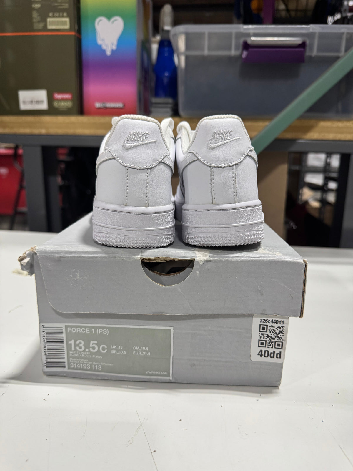 *Conditional* Nike Air Force 1 Low LE Triple White (PS)