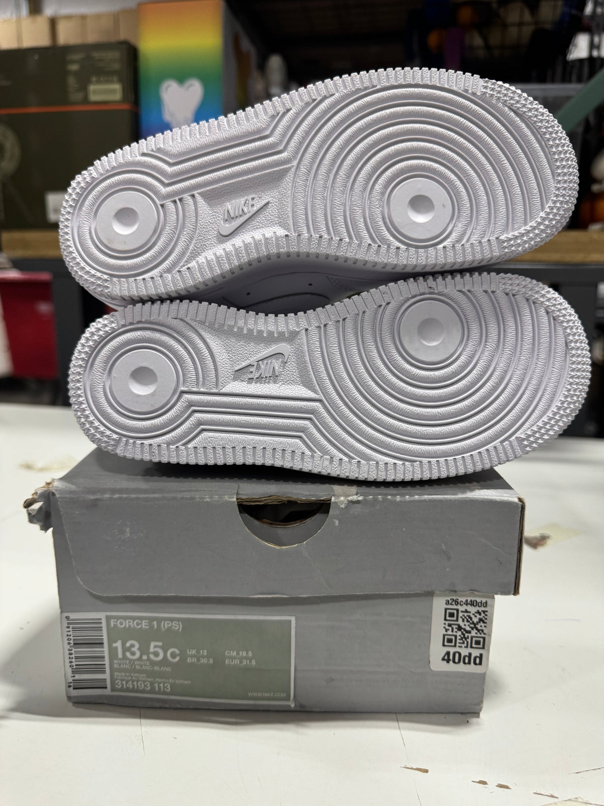 *Conditional* Nike Air Force 1 Low LE Triple White (PS)