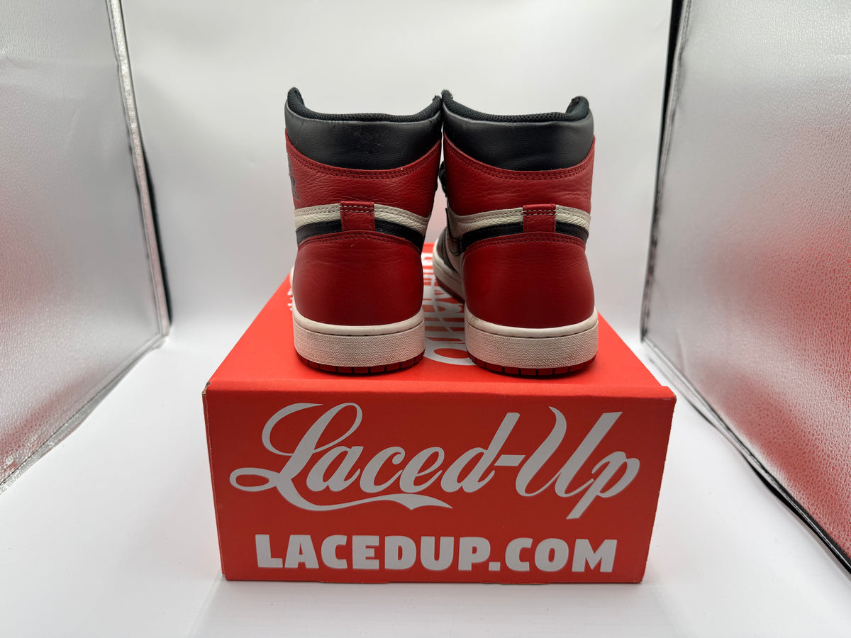 PRE OWNED Jordan 1 Retro High Bred Toe NO BOX