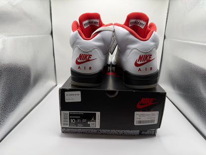 PRE OWNED Jordan 5 Retro Fire Red Silver Tongue (2020)