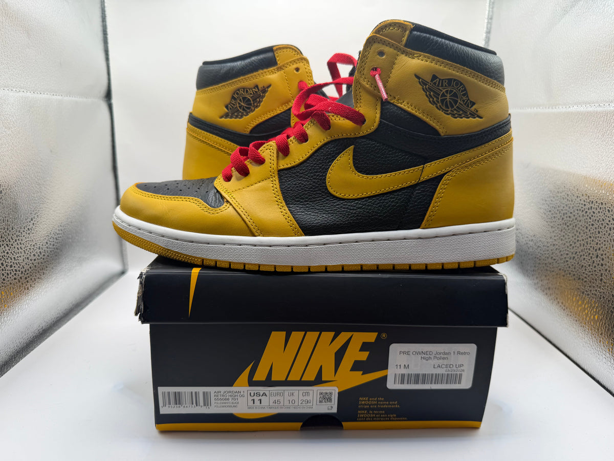PRE OWNED Jordan 1 Retro High Pollen