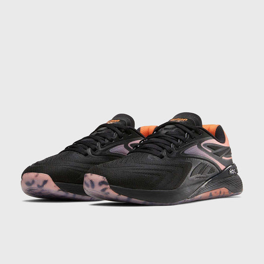 REEBOK - NANO X5 EDGE - WOMEN'S - BLACK/ARENA ORANGE/FUTURE PEACH
