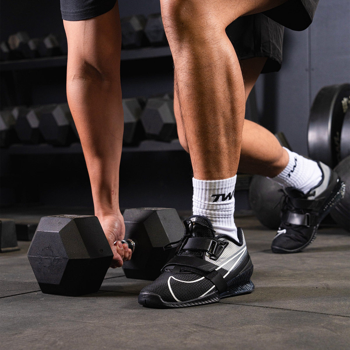 Nike - Romaleos 4 Weightlifting Shoes - BLACK/WHITE-BLACK