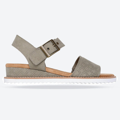Women's Wide Fit Skechers 114147 Bobs Desert Kiss Serendipitous Sandals