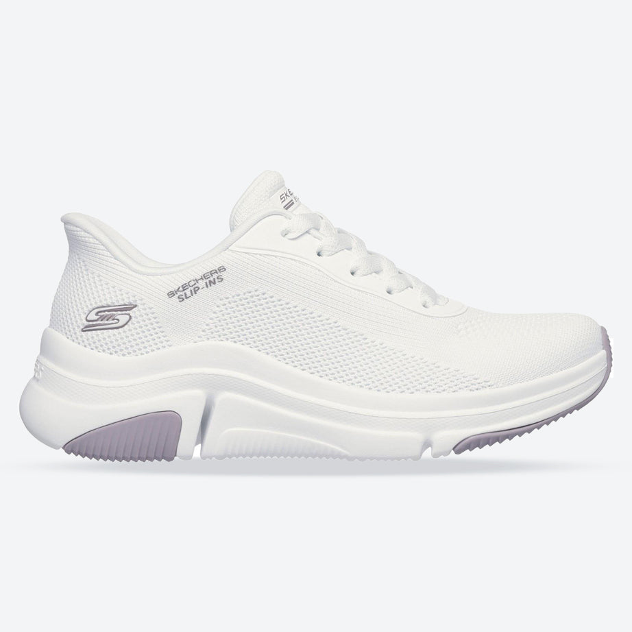 Women's Wide Fit Skechers 117587 Slip-ins Bobs Sport Sparrow Flex Trainers